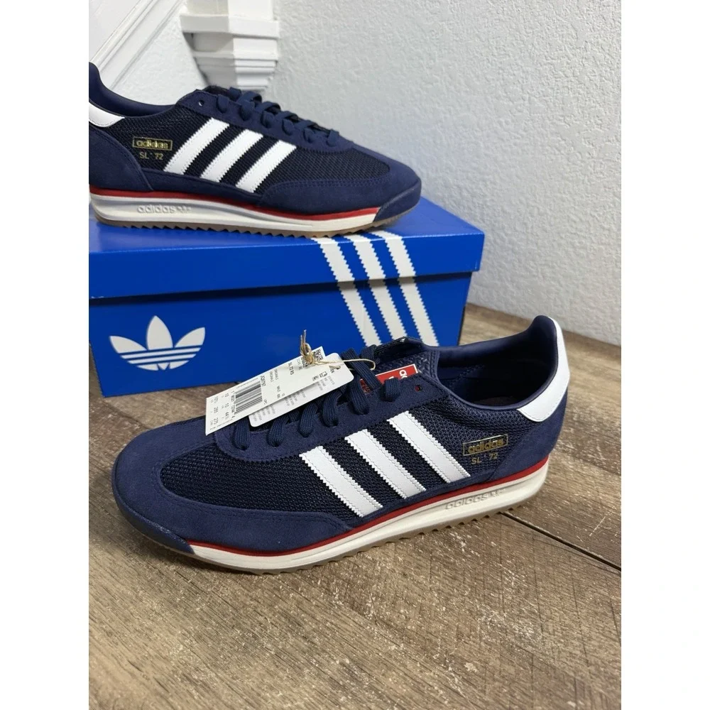 Adidas Men's SL72 RS Originals Size 10.5 Blue/White |JQ9797 NEW WITH BOX
